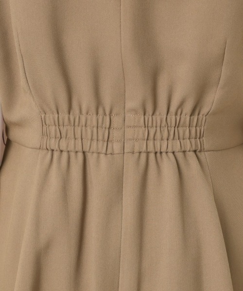 couture brooch（クチュールブローチ）の「【帯電防止・通勤】ハートネック フレアージャンスカ（ワンピース・レディース・ブラウン系/ダークグレー/ネイビー・42/40/36/38）」の7枚目の写真