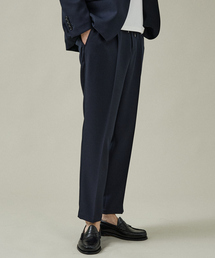 ABAHOUSE（アバハウス）の「【セットアップ対応】デニムライク ワンタック イージースラックス  / 2WAYストレッチ 防シワ性 手洗い可（その他パンツ・メンズ）」