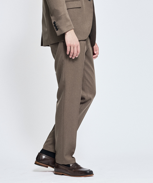 ABAHOUSE（アバハウス）の「【セットアップ対応】デニムライク ワンタック イージースラックス  / 2WAYストレッチ 防シワ性 手洗い可（その他パンツ・メンズ・ブラウン/ダークネイビー/インディゴブルー・44/46/48/50）」の13枚目の写真