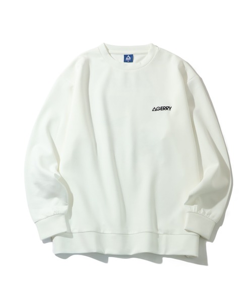 GERRY（ジェリー）の「【GERRY/ジェリー】ダンボールニット バックプリント クルーネックスウェット（スウェット・メンズ・ホワイト/ブラック/グレイッシュベージュ/ブルー・M/L/LL）」の6枚目の写真