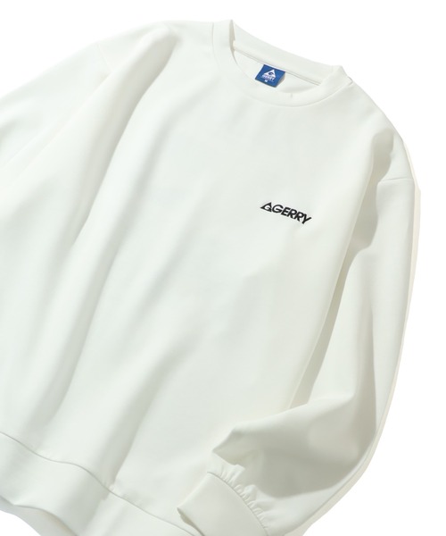 GERRY（ジェリー）の「【GERRY/ジェリー】ダンボールニット バックプリント クルーネックスウェット（スウェット・メンズ・ホワイト/ブラック/グレイッシュベージュ/ブルー・M/L/LL）」の14枚目の写真