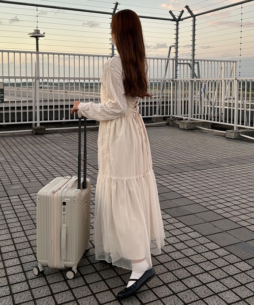 チュールティアードキャミワンピース（ワンピース）｜napinna maison