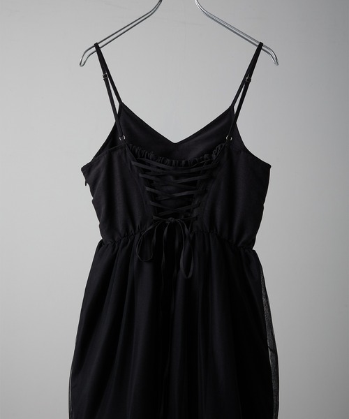 チュールティアードキャミワンピース（ワンピース）｜napinna maison