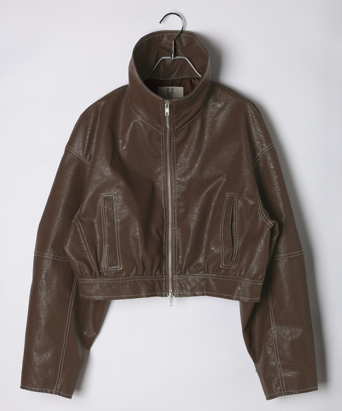 モニタリング TWICE サナ着用】3.3 Field Trip／ショートレザー