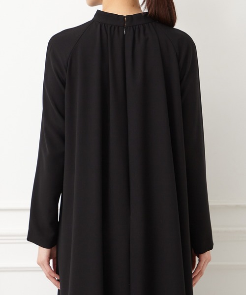 AIMER（エメ）の「【喪服・礼服】ウォッシャブル ラグランスリーブテントラインブラックワンピース（ワンピース・レディース・ブラック・LARGE/MEDIUM/SMALL）」の10枚目の写真