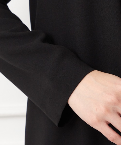 AIMER（エメ）の「【喪服・礼服】ウォッシャブル ラグランスリーブテントラインブラックワンピース（ワンピース・レディース・ブラック・LARGE/MEDIUM/SMALL）」の12枚目の写真