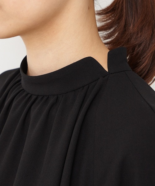 AIMER（エメ）の「【喪服・礼服】ウォッシャブル ラグランスリーブテントラインブラックワンピース（ワンピース・レディース・ブラック・LARGE/MEDIUM/SMALL）」の13枚目の写真