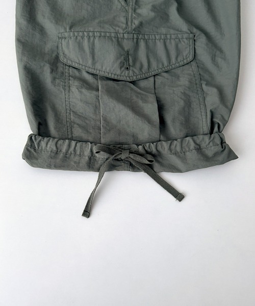 CANAL JEAN(キャナルジーン)の「ARMY TWILL ナイロンOXカーゴショーツ(カーゴパンツ・レディース・セージグリーン・SMALL)」の13枚目の写真