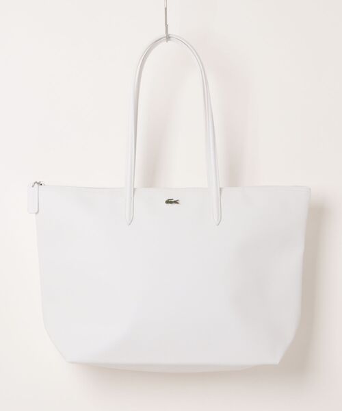 LACOSTE(ラコステ)の「《LACOSTE》SHOPPING BAG(トートバッグ・レディース・グリーン系その他/ネイビー/ブラック/ホワイト/ライトブルー/ライトベージュ・フリー)」の2枚目の写真