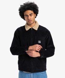 DNA SHERPA HARRINGTO /クイックシルバー胸ポケットワンポイントボアブルゾン