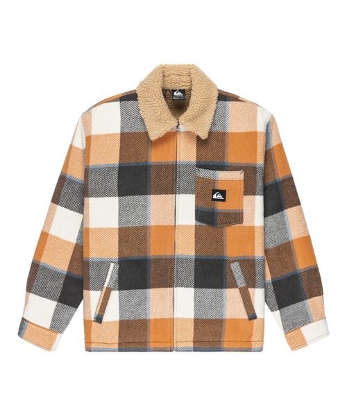 Quiksilver(クイックシルバー)の「DNA SHERPA HARRINGTO /クイックシルバー胸ポケットワンポイントボアブルゾン(ブルゾン・メンズ・ブラウン/ブラック・X-LARGE/LARGE/MEDIUM)」の17枚目の写真