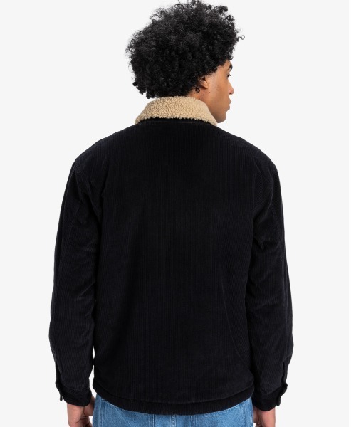 Quiksilver(クイックシルバー)の「DNA SHERPA HARRINGTO /クイックシルバー胸ポケットワンポイントボアブルゾン(ブルゾン・メンズ・ブラウン/ブラック・X-LARGE/LARGE/MEDIUM)」の22枚目の写真