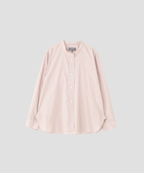 MARGARET HOWELL（マーガレットハウエル）の「COTTON HAIRLINE STRIPE（シャツ/ブラウス・レディース・グレー/ピンク・1/2）」の11枚目の写真