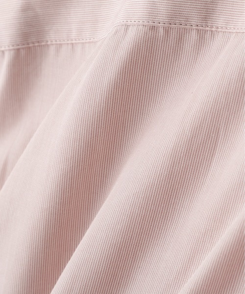 MARGARET HOWELL（マーガレットハウエル）の「COTTON HAIRLINE STRIPE（シャツ/ブラウス・レディース・グレー/ピンク・1/2）」の13枚目の写真