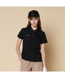【VIVA HEART/GOLF】ハートドット衿半袖カノコシャツ