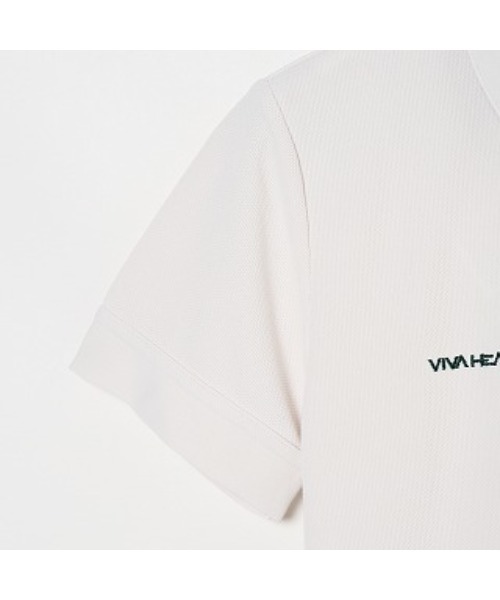 VIVA HEART(ビバハート)の「【VIVA HEART/GOLF】ハートドット衿半袖カノコシャツ(シャツ/ブラウス・レディース・ブラック/オフホワイト・40/38/42)」の11枚目の写真