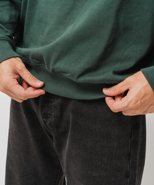 handvaerk（ハンドバーク）の「handvaerk (ハンドバーク) 別注 クルー ネック ロングスリーブ Tシャツ（Tシャツ/カットソー・メンズ・グリーン/ブラック・LARGE/MEDIUM/SMALL）」の18枚目の写真