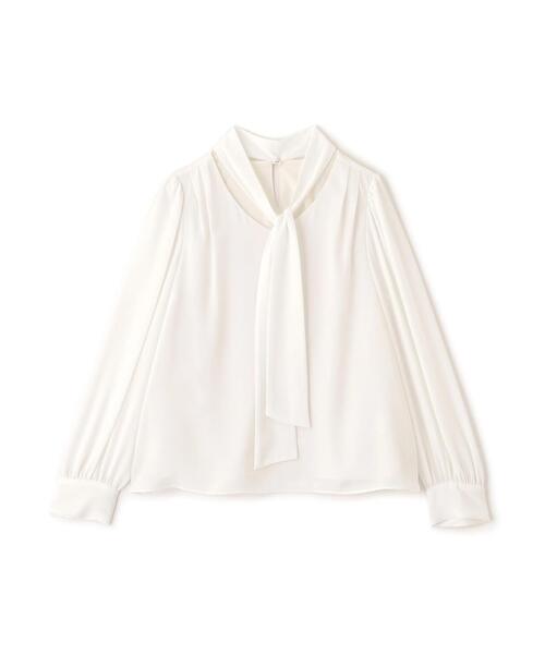 PROPORTION BODY DRESSING（プロポーションボディドレッシング）の「＜ウォッシャブル＞２ＷＡＹリボンタック付きブラウス / 1215210003（シャツ/ブラウス・レディース・ベージュ/ホワイト系その他/ブルー・SMALL/MEDIUM）」の11枚目の写真