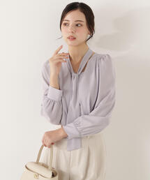 PROPORTION BODY DRESSING | ＜ウォッシャブル＞２ＷＡＹリボンタック付きブラウス / 1215210003(シャツ/ブラウス)