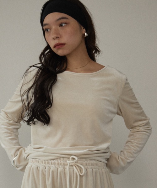 カップインベロアトップス OUR WACOAL×anuans】カップインベロアトップス