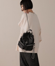 LOWRYS FARM | チェーンショルダーリュック 600865(ショルダーバッグ)