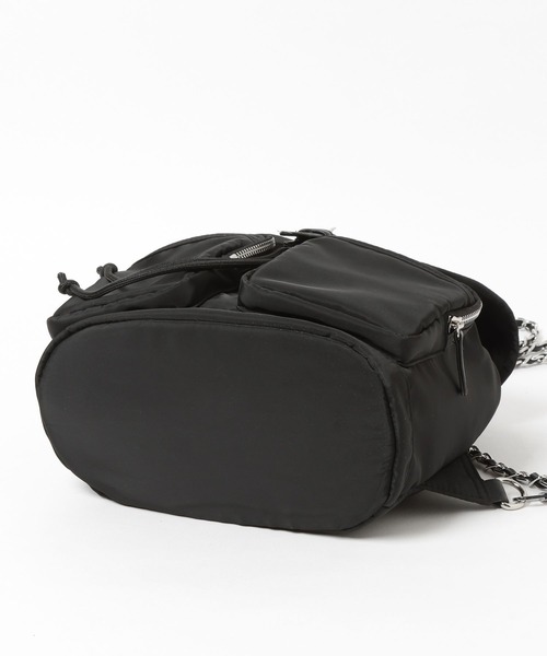 LOWRYS FARM（ローリーズファーム）の「チェーンショルダーリュック　600865（ショルダーバッグ・レディース・ブラック・FREE）」の21枚目の写真