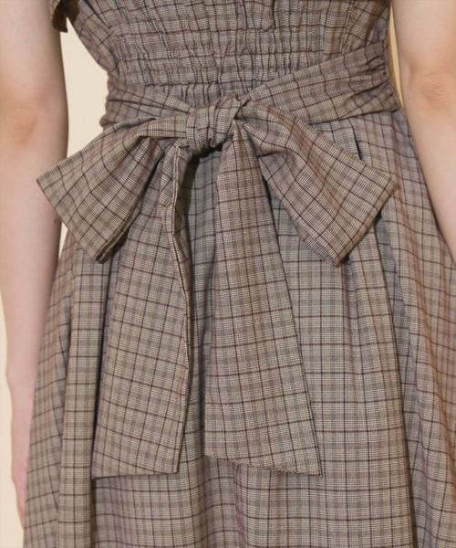 WILLSELECTION(ウィルセレクション)の「ラッフルスリーブバックリボンワンピース(ワンピース・レディース・ブラウン系その他/ブラック系その他/ダークブラウン・FREE)」の14枚目の写真