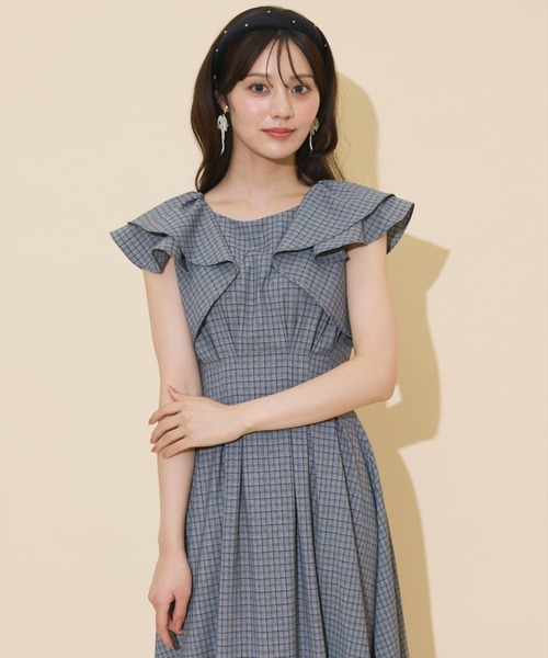WILLSELECTION(ウィルセレクション)の「ラッフルスリーブバックリボンワンピース(ワンピース・レディース・ブラウン系その他/ブラック系その他/ダークブラウン・FREE)」の22枚目の写真