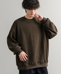 Rocky Monroe | オーバーサイズカットコーデュロイクルーネック長袖プルオーバー(スウェット)