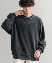 Rocky Monroe | オーバーサイズカットコーデュロイクルーネック長袖プルオーバー(スウェット)