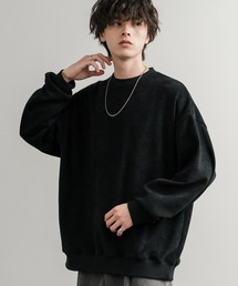 Rocky Monroe（ロッキーモンロー）の「オーバーサイズカットコーデュロイクルーネック長袖プルオーバー（スウェット・メンズ）」