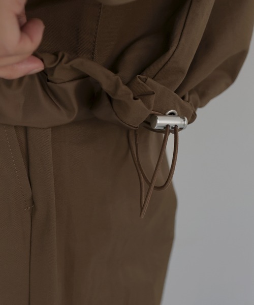 合繊ツイル スタンドカラージップブルゾン（その他アウター）｜hellam