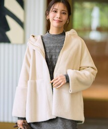 ANY SIS（エニィスィス）の「Luxuryフェイクムートン コート（ムートンコート）」