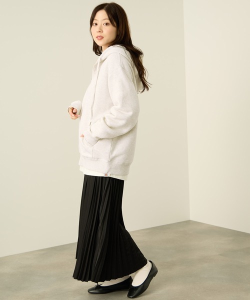 NAVY(ネイビー)の「nAvy 裏シャギージップパーカ(パーカー・レディース・杢グレー/ブラック/オートミール/ブラウン・M/L)」の22枚目の写真