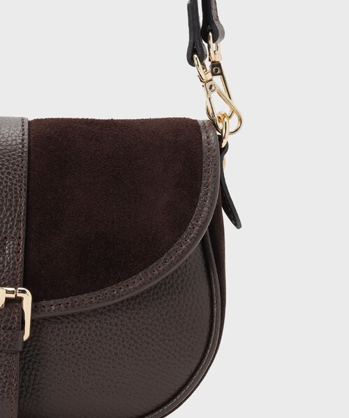 GRACE CONTINENTAL（グレースコンチネンタル）の「BIANCHINI スウェードバッグ（ショルダーバッグ・レディース・ブラウン・FREE）」の2枚目の写真