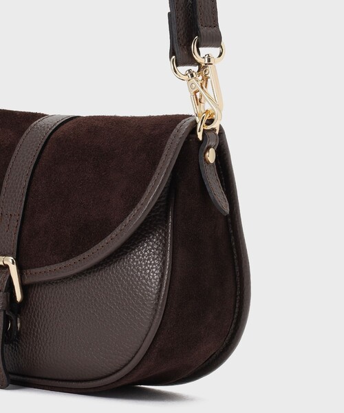 GRACE CONTINENTAL（グレースコンチネンタル）の「BIANCHINI スウェードバッグ（ショルダーバッグ・レディース・ブラウン・FREE）」の3枚目の写真