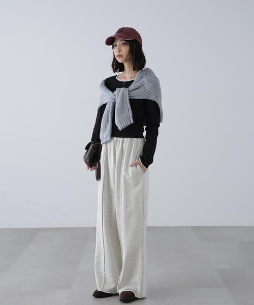 FREE'S MART（フリーズマート）の「◆コンパクトフリルカットソー（Tシャツ/カットソー・レディース・ブラック/グレー/ホワイト・FREE）」の10枚目の写真