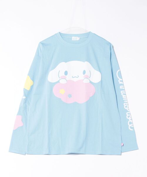 sanrio(サンリオ)の「親子お揃い サンリオ 発泡キャラクターロンT 1040A(Tシャツ/カットソー・メンズ・パープル/スカイブルー系1/その他24/その他25・M/L/S)」の2枚目の写真