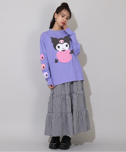 sanrio(サンリオ)の「親子お揃い サンリオ 発泡キャラクターロンT 1040A(Tシャツ/カットソー・メンズ・パープル/スカイブルー系1/その他24/その他25・M/L/S)」の6枚目の写真