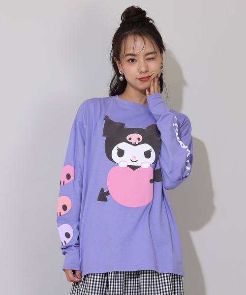 sanrio(サンリオ)の「親子お揃い サンリオ 発泡キャラクターロンT 1040A(Tシャツ/カットソー・メンズ・パープル/スカイブルー系1/その他24/その他25・M/L/S)」の8枚目の写真