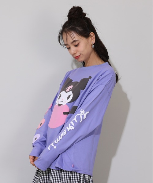 sanrio(サンリオ)の「親子お揃い サンリオ 発泡キャラクターロンT 1040A(Tシャツ/カットソー・メンズ・パープル/スカイブルー系1/その他24/その他25・M/L/S)」の11枚目の写真