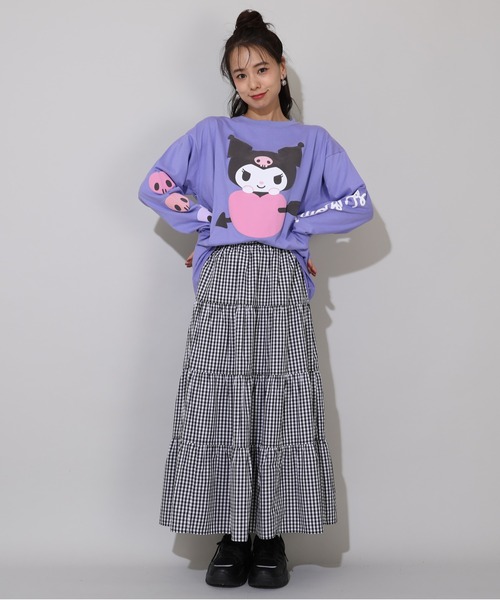 sanrio(サンリオ)の「親子お揃い サンリオ 発泡キャラクターロンT 1040A(Tシャツ/カットソー・メンズ・パープル/スカイブルー系1/その他24/その他25・M/L/S)」の12枚目の写真