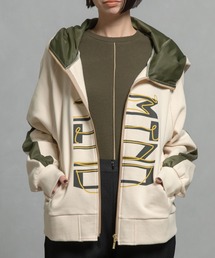 MARECHAL TERRE パーカー フルジップ アシメ オフホワイト basic zip-up parka – wjk online store