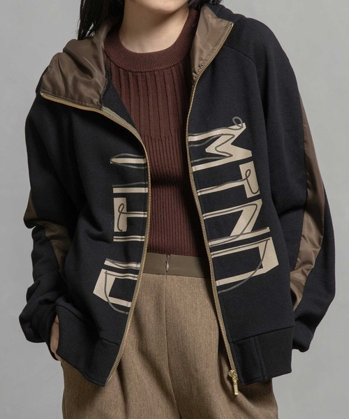 MARECHAL TERRE（マルシャルテル）の「ロゴフーディー（パーカー・レディース・アイボリー/グレー/ブラック/ブラウン・MEDIUM）」の3枚目の写真