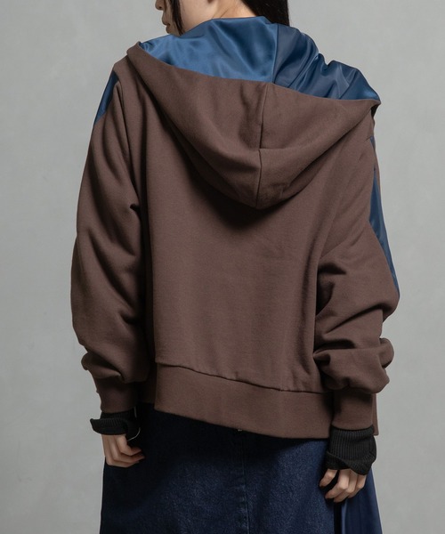 MARECHAL TERRE（マルシャルテル）の「ロゴフーディー（パーカー・レディース・アイボリー/グレー/ブラック/ブラウン・MEDIUM）」の10枚目の写真