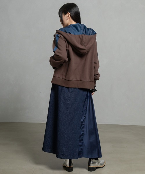 MARECHAL TERRE（マルシャルテル）の「ロゴフーディー（パーカー・レディース・アイボリー/グレー/ブラック/ブラウン・MEDIUM）」の6枚目の写真