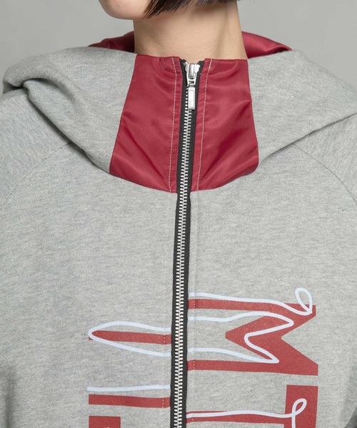 MARECHAL TERRE（マルシャルテル）の「ロゴフーディー（パーカー・レディース・アイボリー/グレー/ブラック/ブラウン・MEDIUM）」の16枚目の写真