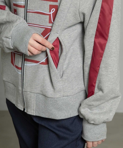 MARECHAL TERRE（マルシャルテル）の「ロゴフーディー（パーカー・レディース・アイボリー/グレー/ブラック/ブラウン・MEDIUM）」の17枚目の写真