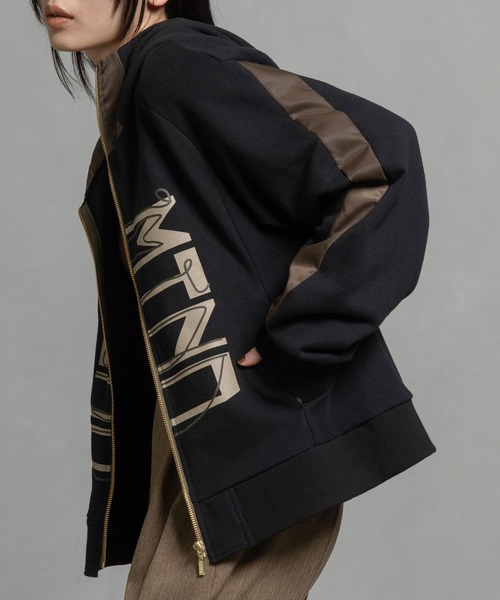 MARECHAL TERRE（マルシャルテル）の「ロゴフーディー（パーカー・レディース・アイボリー/グレー/ブラック/ブラウン・MEDIUM）」の21枚目の写真