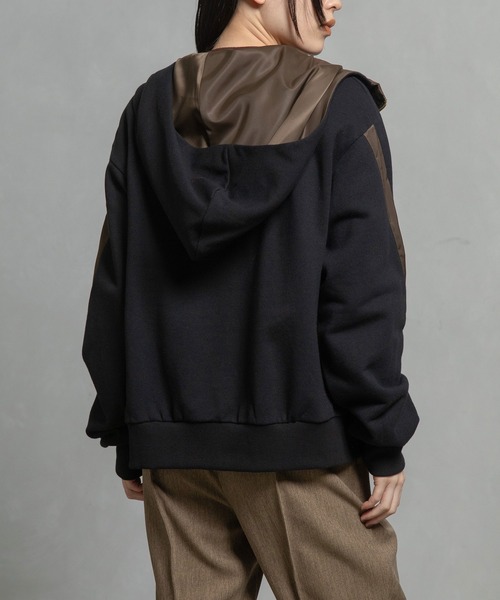 MARECHAL TERRE（マルシャルテル）の「ロゴフーディー（パーカー・レディース・アイボリー/グレー/ブラック/ブラウン・MEDIUM）」の22枚目の写真